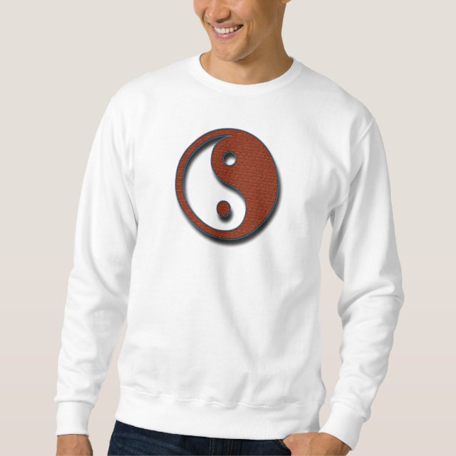Yin Yang av Shirley Taylor Långärmad Tröja (Framsida)