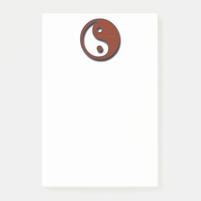 Yin Yang av Shirley Taylor Post-it Block (Framsida)