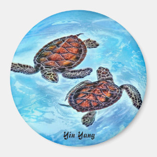 Yin Yang Baby Sea Turtles Magnet