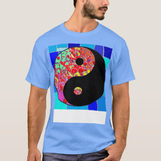 yin yang balance graffiti t shirt