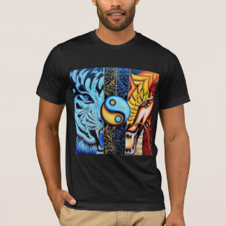 Yin Yang Balance of Ice and Fire T Shirt