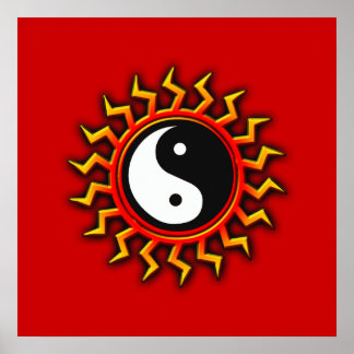Yin Yang Balanced Sol Poster