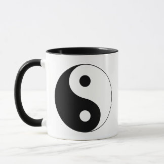Yin Yang Balans Harmoni Symbol Design Mugg