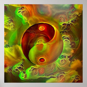 Yin - Yang. Balansera Poster