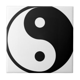 yin yang Basic Line Kakelplatta