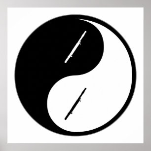 Yin Yang BasSnart Poster