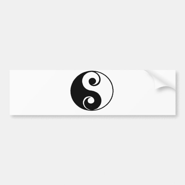 Yin Yang Bildekal (Framsidan)