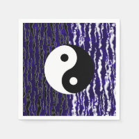 Yin Yang Blå Lugnhet Zen Energifirande