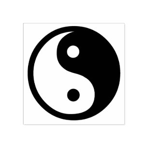 Yin-Yang Black/White Stämpel