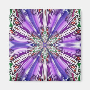 Yin yang-blomma magnet