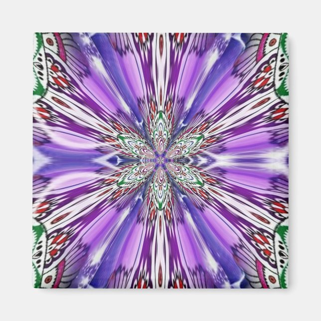 Yin yang-blomma magnet (Framsidan)