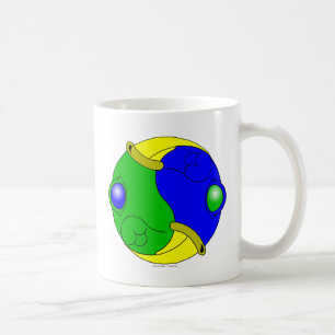 Yin Yang Boids II Kaffemugg