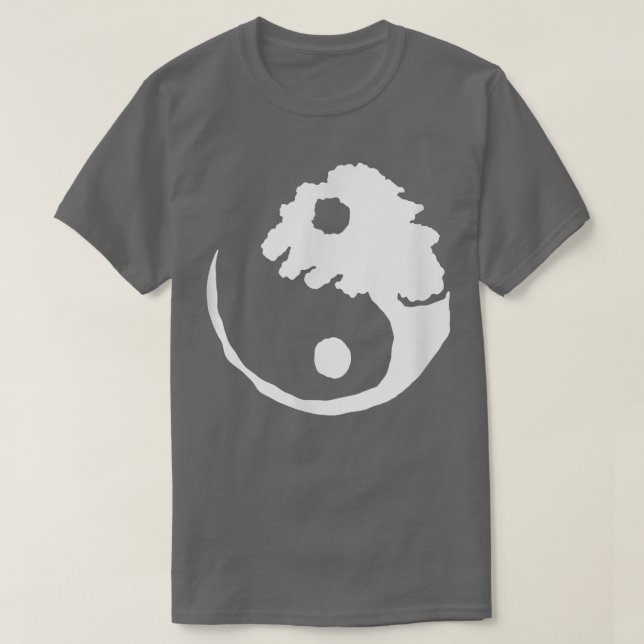 Yin Yang Bonsai japanska T Shirt (Design framsida)