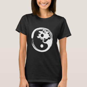 Yin Yang Bonsai Plants Chinese Träd Penjing Penzai T Shirt
