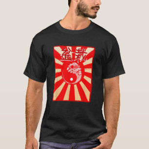 Yin Yang Bonsai Träd I Japansk Zen Buddhistisk Med T Shirt