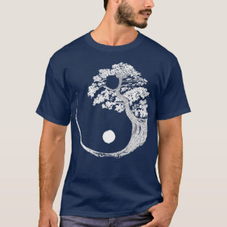 Yin Yang Bonsai Träd japansk buddhist Zen (3) T Shirt