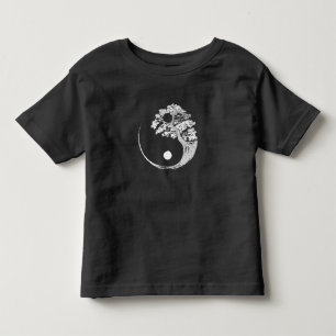 Yin Yang Bonsai Träd japansk buddhist Zen T Shirt