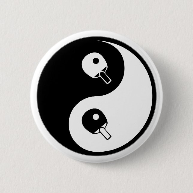 Yin Yang bordtennis Knapp (Framsida)