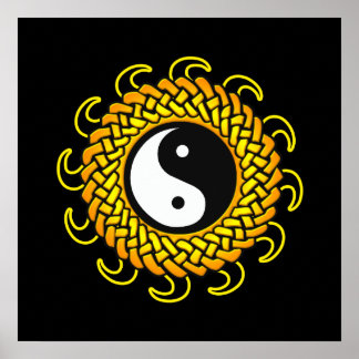Yin Yang Braided Sol Poster
