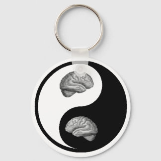 Yin/Yang Brain Nyckelring