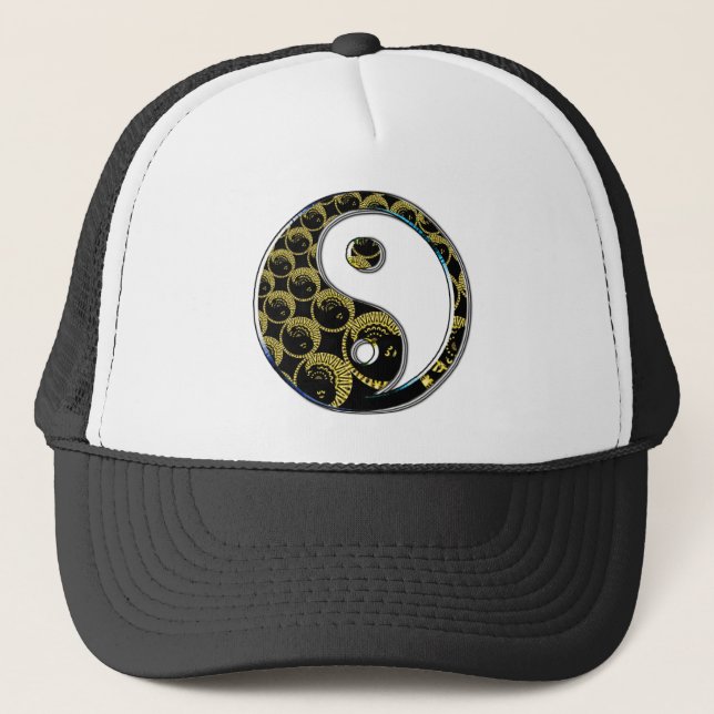 Yin Yang Bubbles Hat Keps (Framsida)