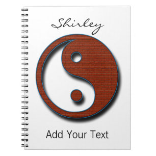 Yin Yang by Shirley Taylor Anteckningsbok