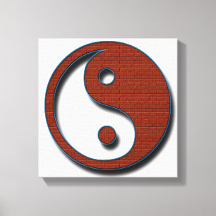 Yin Yang by Shirley Taylor Canvastryck
