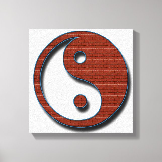 Yin Yang by Shirley Taylor Canvastryck (Framsida)