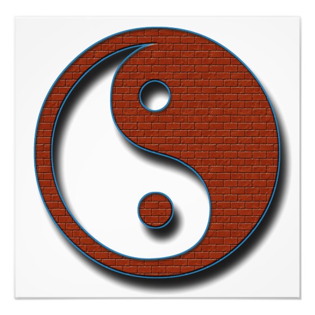 Yin Yang by Shirley Taylor Fototryck (Framsidan)
