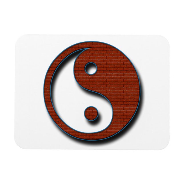 Yin Yang by Shirley Taylor Magnet (Horisontell)