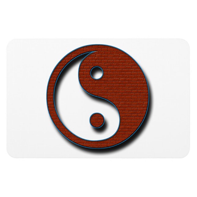 Yin Yang by Shirley Taylor Magnet (Horisontell)