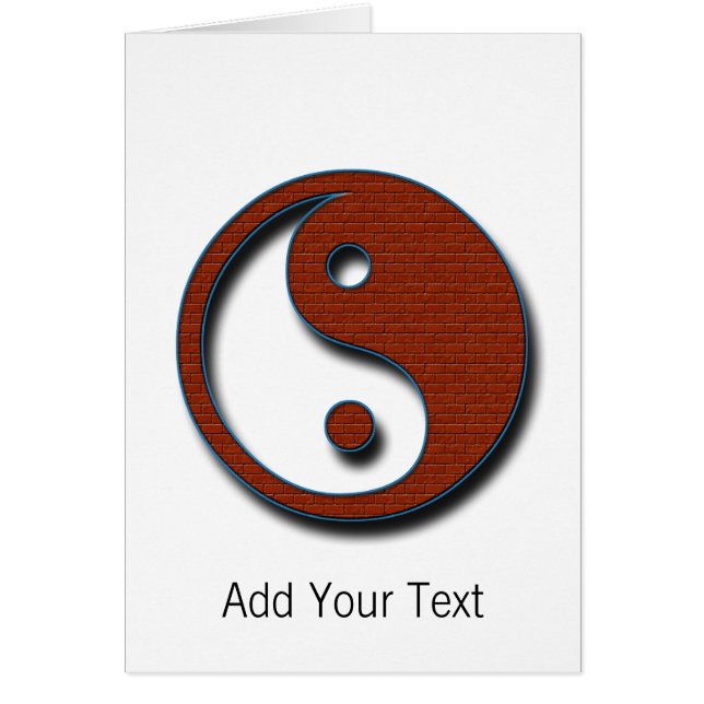 Yin Yang by Shirley Taylor OBS Kort (Framsidan)