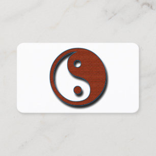 Yin Yang by Shirley Taylor Visitkort