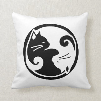 Yin Yang Cats 16 x 16 tum Dekorativ kudde