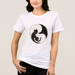Yin Yang Cats - Celestial Harmony T-Shirt
