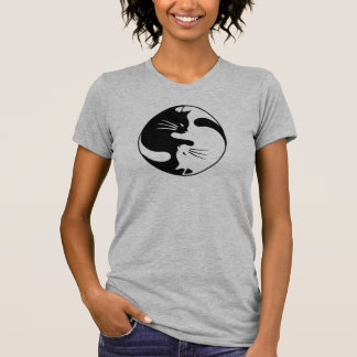 Yin Yang Cats - Cute Kittens Huggning och uppspeln T Shirt