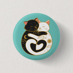 Yin Yang Cats Knapp