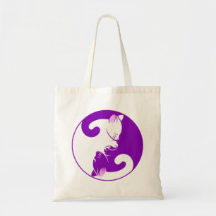 Yin Yang Cats Tygkasse
