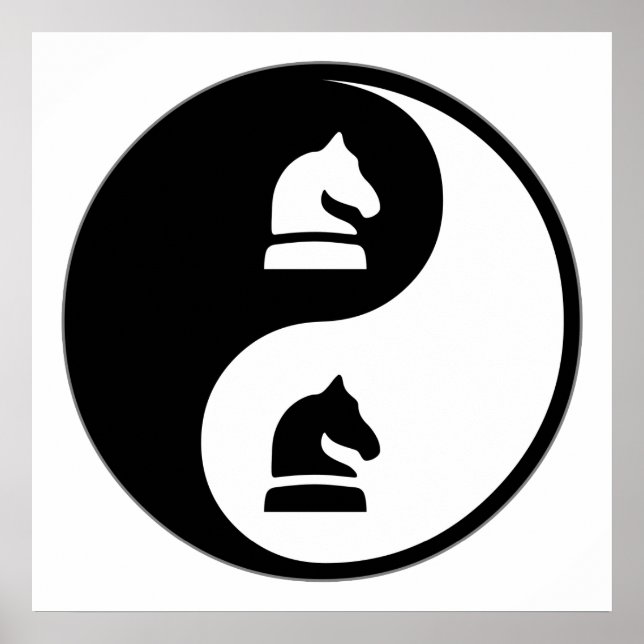 Yin Yang Chess Poster (Framsidan)