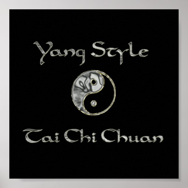 Yin Yang Chrome, Yang Stil Chrome, tai chi chrome Poster (Framsidan)