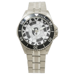 Yin Yang Classic Stainless Steel Watch Armbandsur