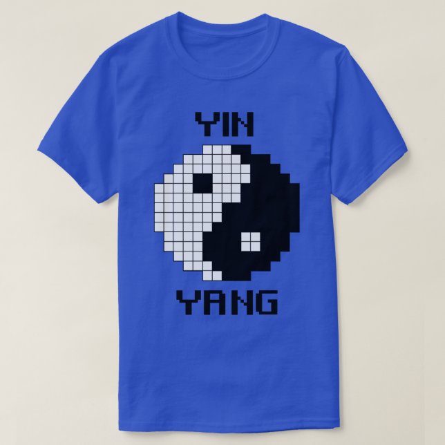 Yin Yang Classic-tecken T Shirt (Design framsida)