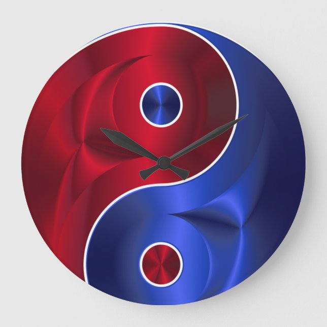 YIN YANG CLOCK STOR KLOCKA (Framsida)