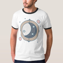 Yin yang cosmos in helig celestial harmony t shirt