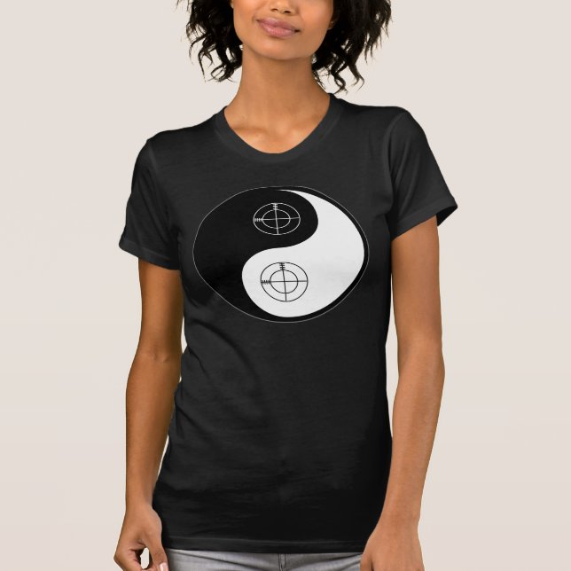 Yin Yang CounterStrike Tee Shirt (Framsida)