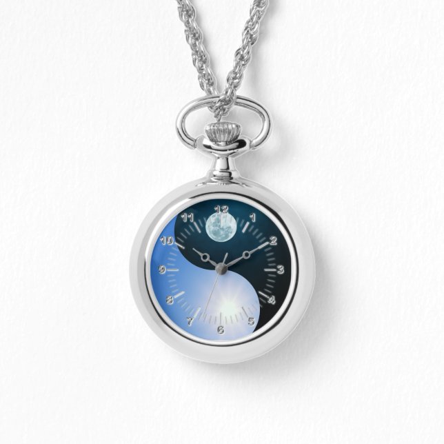 Yin yang Day-night Armbandsur (Framsida)