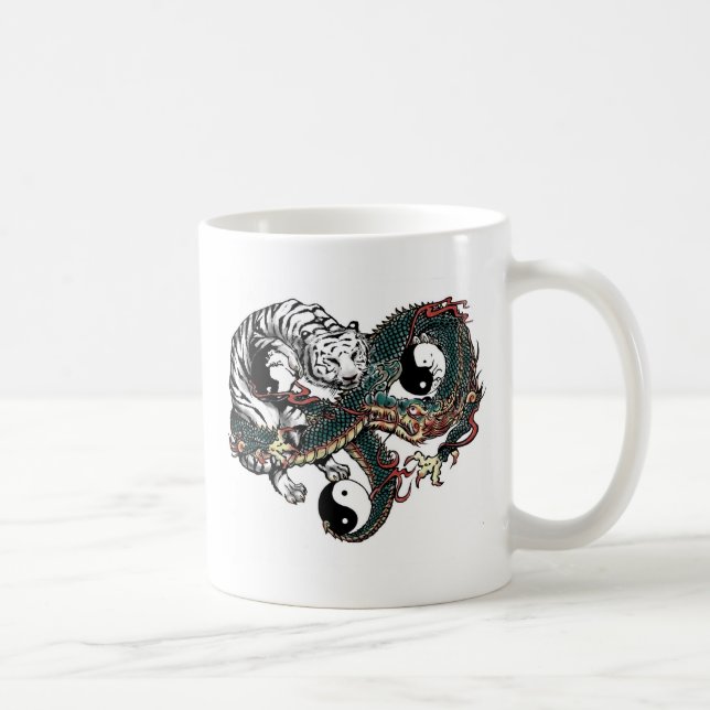 Yin Yang design Kaffemugg (Höger)