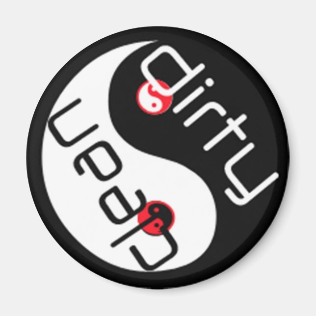 YIN YANG DISHWASHER MAGNET (Framsidan)