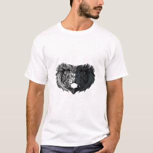 Yin Yang Djurkonst, Lejonens Strid T Shirt