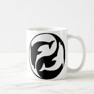 Yin Yang Dolphin Mugg